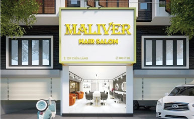 Biển quảng cáo salon tóc