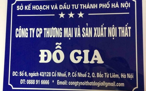 Biển quảng cáo tên công ty